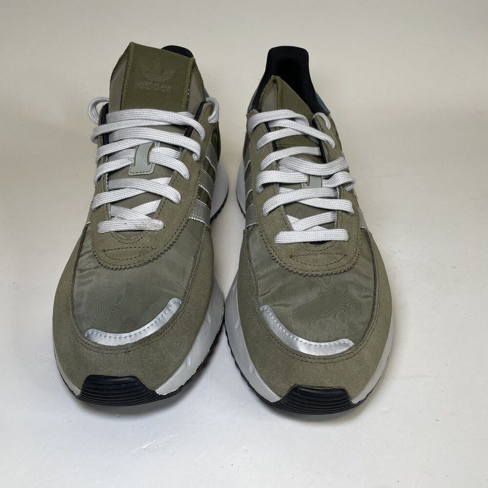 Adidas Originals Retropy F2 Green Shoes - Picture 5 of 9